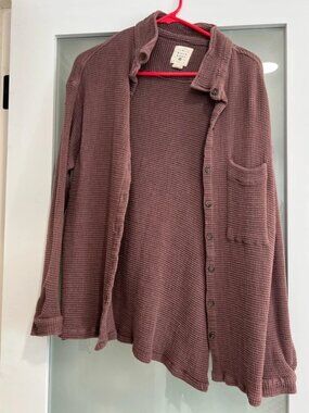 Billabong brown button up!